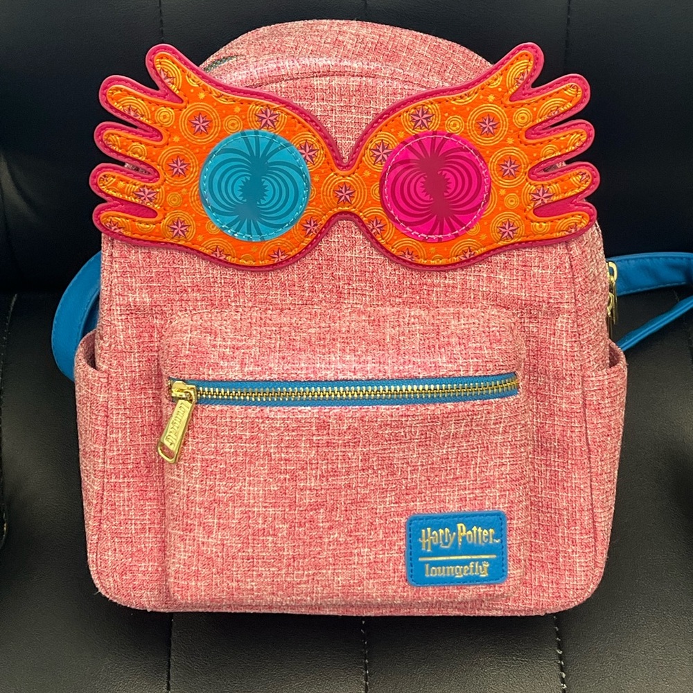 Loungefly Pink and Blue Harry Potter Backpack